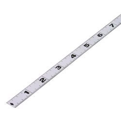  Self-Adhesive Measuring Tape with Fractions 24 Inches Workbench  Ruler, Peel and Stick Measure Tape for Woodworking, Saw, Drafting Table  (Color : White, Size : 24) : Home & Kitchen
