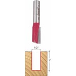 [FREUD 05-164]  1/2" Diameter X 1" Single Flute Straight Router Bit With 3/8" Shank