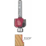 [FREUD 30-400]  3/16" Radius Cove Router Bit With Solid Pilot (1/4" Shank)