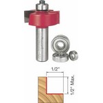 [FREUD 32-522]  1/2" Height Multi-Rabbet Router Bit Set With 4 Bearings - 1/2" Shank (5/16", 3/8" 7/16", 1/2")