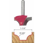 [FREUD 39-208]  1-1/4" Diameter Ovolo Groove Router Bit (1/4" Shank)