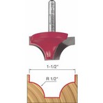 [FREUD 39-210]  1-1/2" Diameter Ovolo Groove Router Bit (1/4" Shank)
