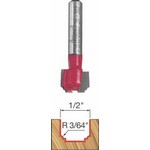 [FREUD 39-302]  1/2" Diameter Classical Beading Groove Router Bit (1/4" Shank)