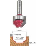 [FREUD 39-504]  1-7/64" Diameter Top Bearing Cove And Bead Groove Router Bit With 3/8" Shank
