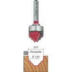 [FREUD 39-532]  3/4" Diameter Top Bearing Cove And Bead Groove Router Bit (1/4" Shank)