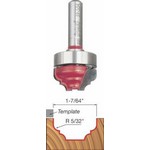 [FREUD 39-534]  1-7/64" Diameter Top Bearing Cove And Bead Groove Router Bit With 3/8" Shank