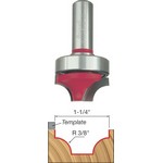 [FREUD 39-578]  1-1/4" Diameter Top Bearing Ovolo Groove Router Bit (1/2" Shank)