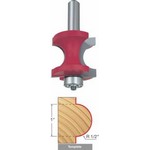 [FREUD 82-514]  1/2" Radius (1" Bull Nose Height) Bull Nose Router Bit With Bearing (1/2" Shank)