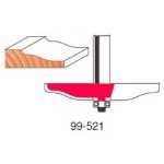 [FREUD 99-521]  1/2" Height 2+2 Extra Long Ogee Raised Panel Router Bit (1/2" Shank)