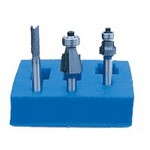 [AMANA AMS-333]  3-PIECE TRIM BIT SET 1/4 SHANK