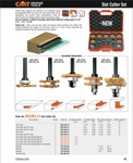 [CMT 823.001.11] 15 Piece Slot Cutter Router Bit Set