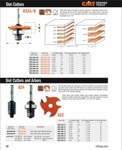 [CMT 824.127.10] 5/16" Diameter Slot Cutting Arbor And Bearing (1/2" Shank)