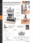 [CMT CMT333] Support for universal hinge boring system