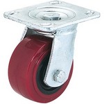 [WOODSTOCK D2574] 4" Polyurethane Caster 550 Lbs., Plate, Swivel