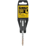 DEWALT DW5416 1/4" X 2" X 4" Rock Carbide SDS+ Hammer Bit