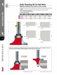 [FREUD 85-364] 3/8" Radius Solid Surface Round Under Router Bit (1/2" Shank)