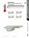 [FREUD 85-054] 3/4" Diameter X 1/2" Height Drainboard Router Bit (1/2" Shank)