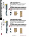 [FREUD 75-510] 1/2" Diameter X 1-5/8" Height 2 Flute Chipbreaker Up Spiral Router Bit (1/2" Shank)