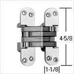 [SOSS 218US4] #218 Satin Brass Invisible Hinge (1 each)