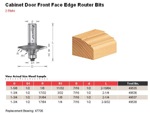 [AMANA 49536]  DOOR/FRONT FACE EDGE 17/32"R