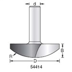 [AMANA 54414]  CROWN MOULDING BIT