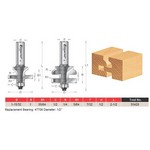[AMANA 55428]  2 PCS STILE & RAIL EASE SET