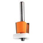[CMT 807.128.11] 1/2" D X 1/2" L Flush Trim Cmt Router Bit With Bearing (1/4" Shank)