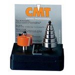 [CMT 835.502.11] Flush - 1/2" Depth X 3/4" Height Rabbeting Router Bit Set (1/2" Shank)