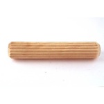 [DOWEL 500X4_FL] 1/2" Diameter x 4" Fluted Hardwood Dowel Pin (1 Pin)