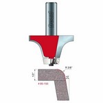[FREUD 85-150] 3/8" Radius X 7/8" Height 10 Degree Angle Round Over Bowl Router Bit (1/2" Shank) (For Avonite, Corian, Fountainhead & Formica Bowls, Transolid & Macs Sinks)