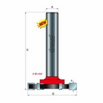 [FREUD 85-450] 2" Diameter X 1/4" Height Trimming & Grooving Router Bit (1/2" Shank)