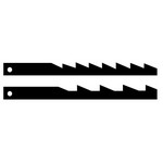 [OLSON FR41001] Scroll Saw Blade - 7 TPI 0.1 Wide X 0.018 Thick X 5" Long - Stamped Hook Tooth - Pinned End