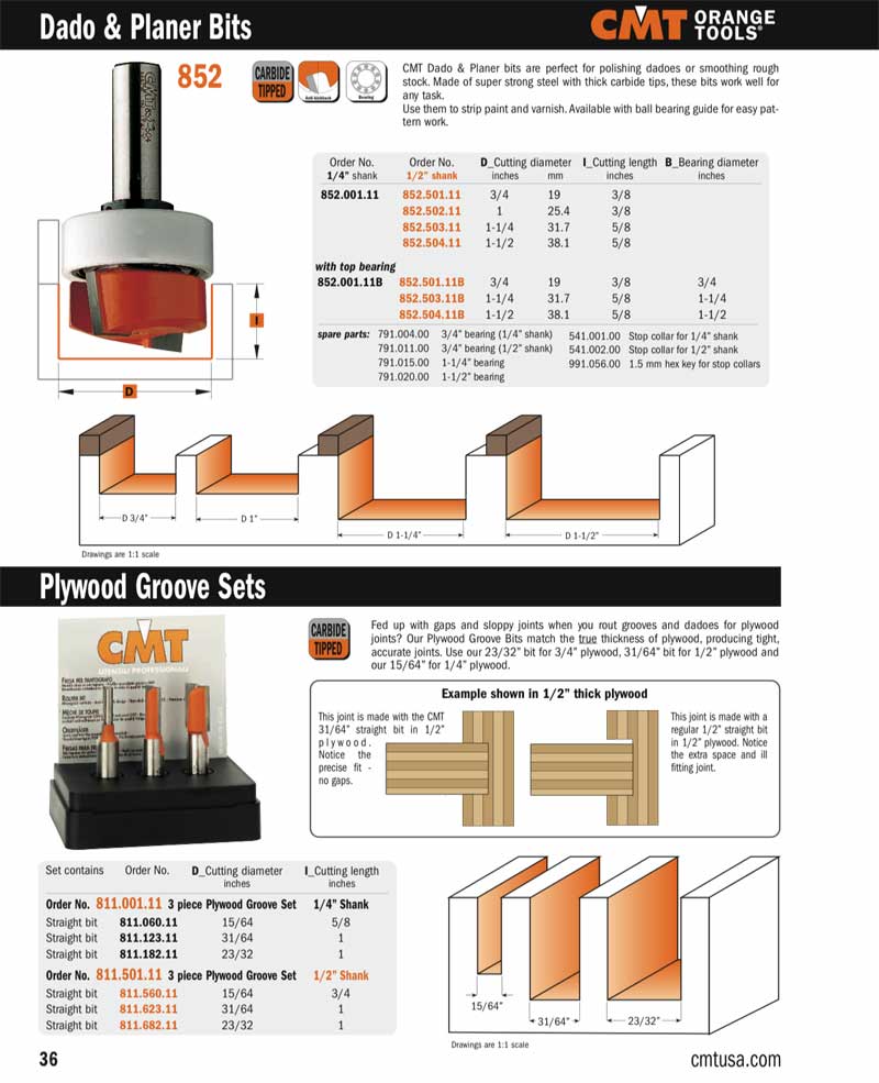 1-1/8" Picture Frame Molding Router Bit - 1/2" Shank Carbide - Yonico 16163